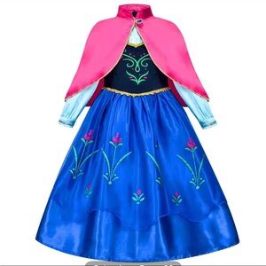 NEW Disney Frozen 2 Anna Princess Dress – Sparkly Sequin Mesh Party Gown Queen